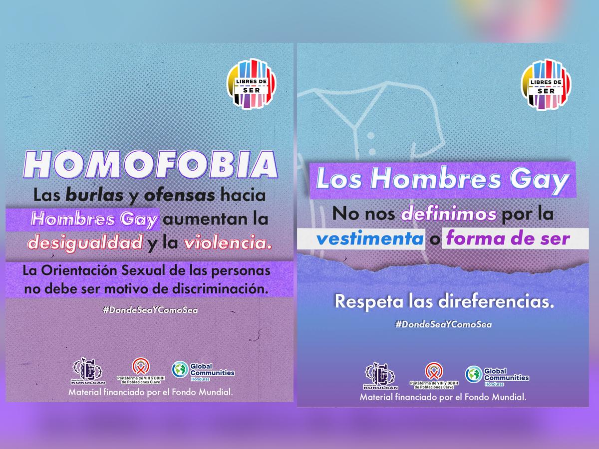 La campaña “Libres de Ser” promueve los derechos de las personas sin ningún tipo de discriminación.