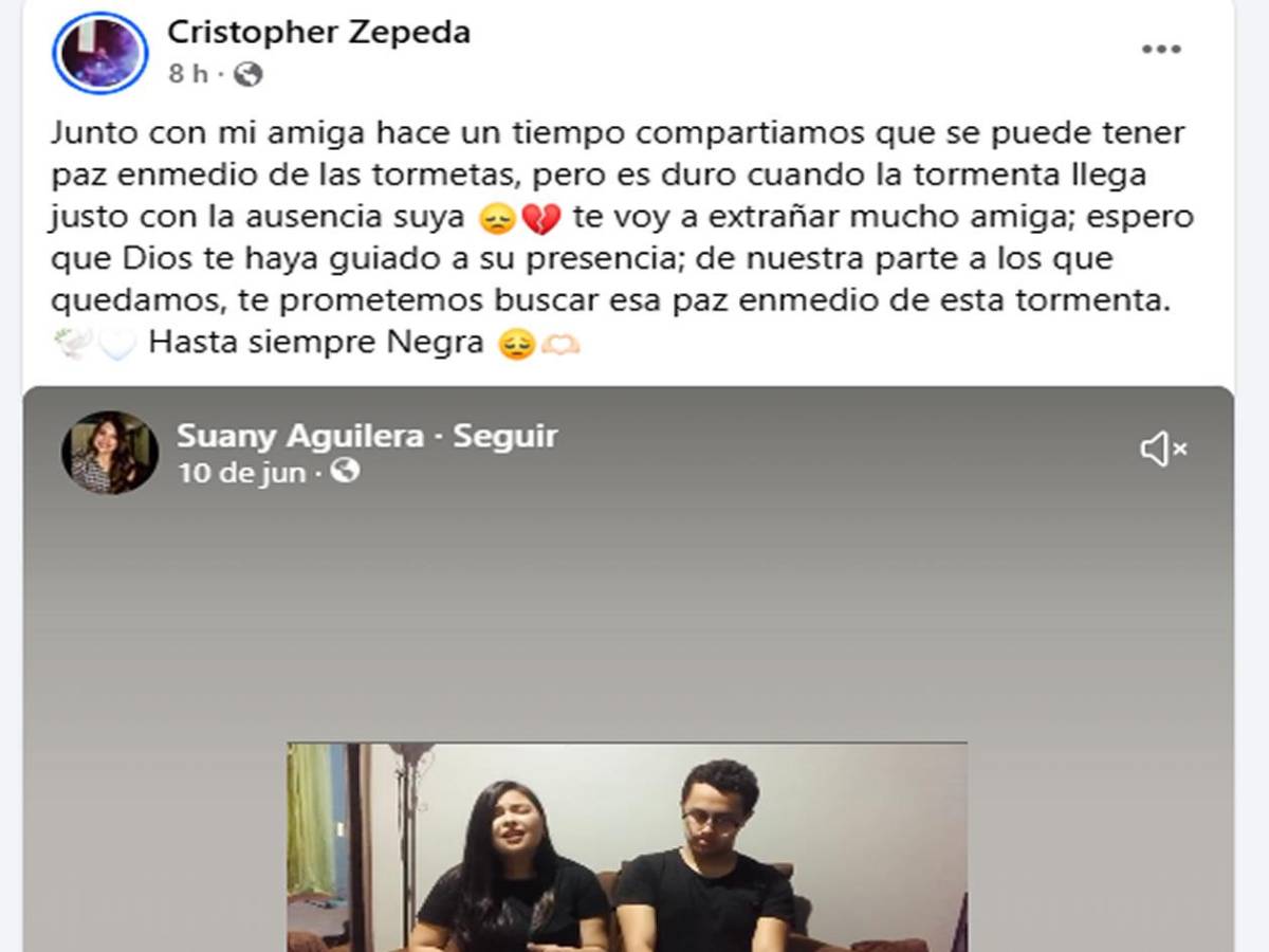 “Paz en la tormenta”: Amigo de Suany Aguilera comparte emotivo video