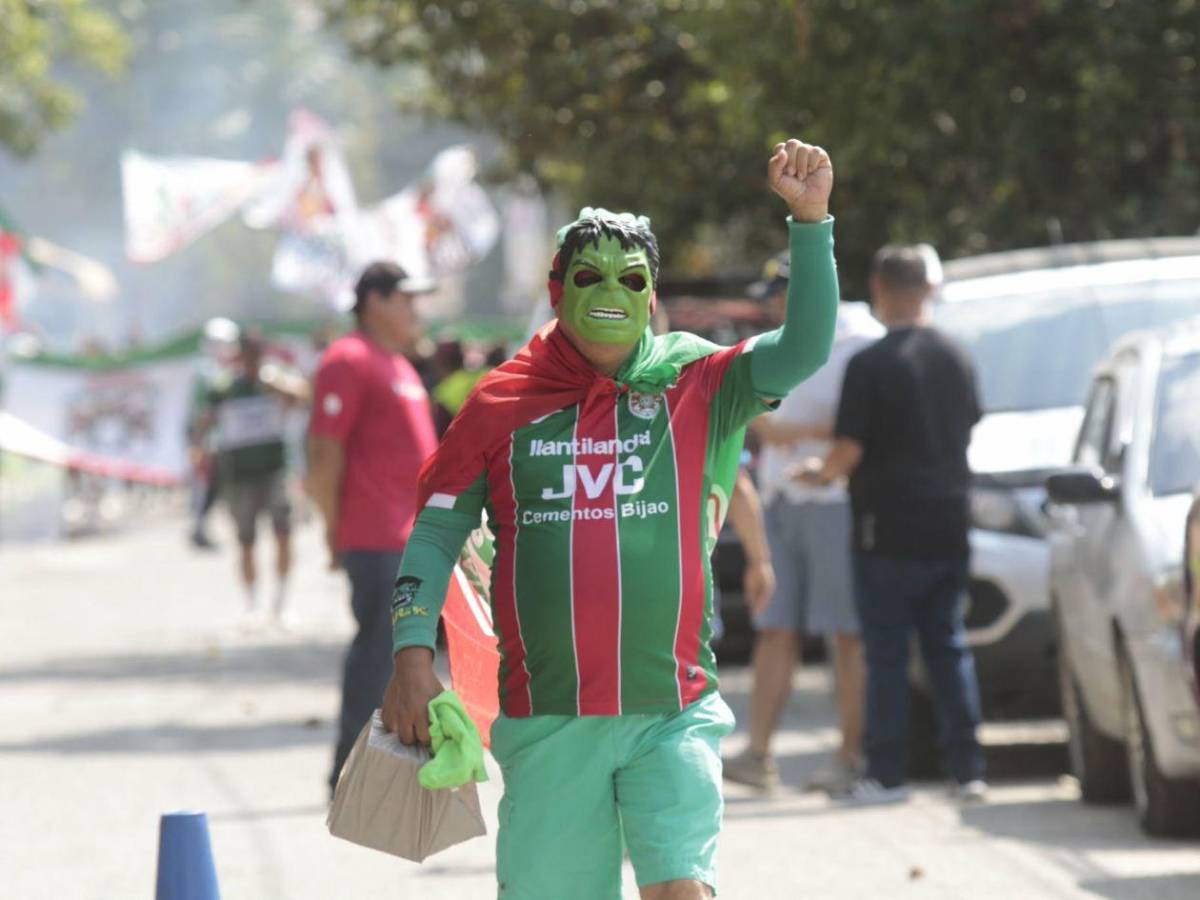 'Hulk' llegó al Yankel y ambientazo previo al clásico Marathón-Olimpia