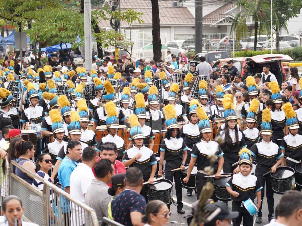 Bandas que destacan en los desfiles patrios 2025 en Honduras