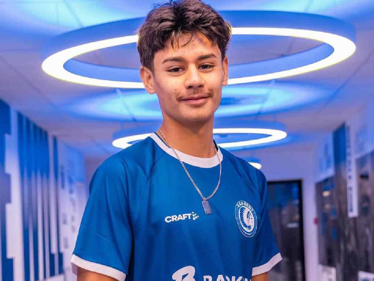 Joven de sangre hondureña con histórico club: firma primer contrato profesional