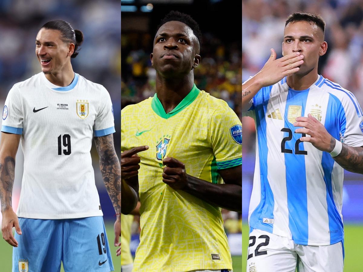 Vinicius se queda atrás y nuevo líder: Tabla de goleadores de la Copa América 2024