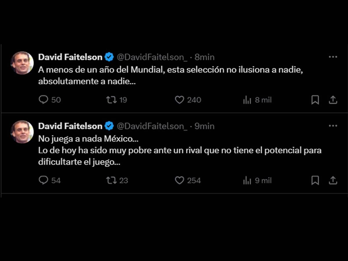 Prensa de México atiza y Faitelson explota tras debut en Copa Oro: No ilusiona a nadie