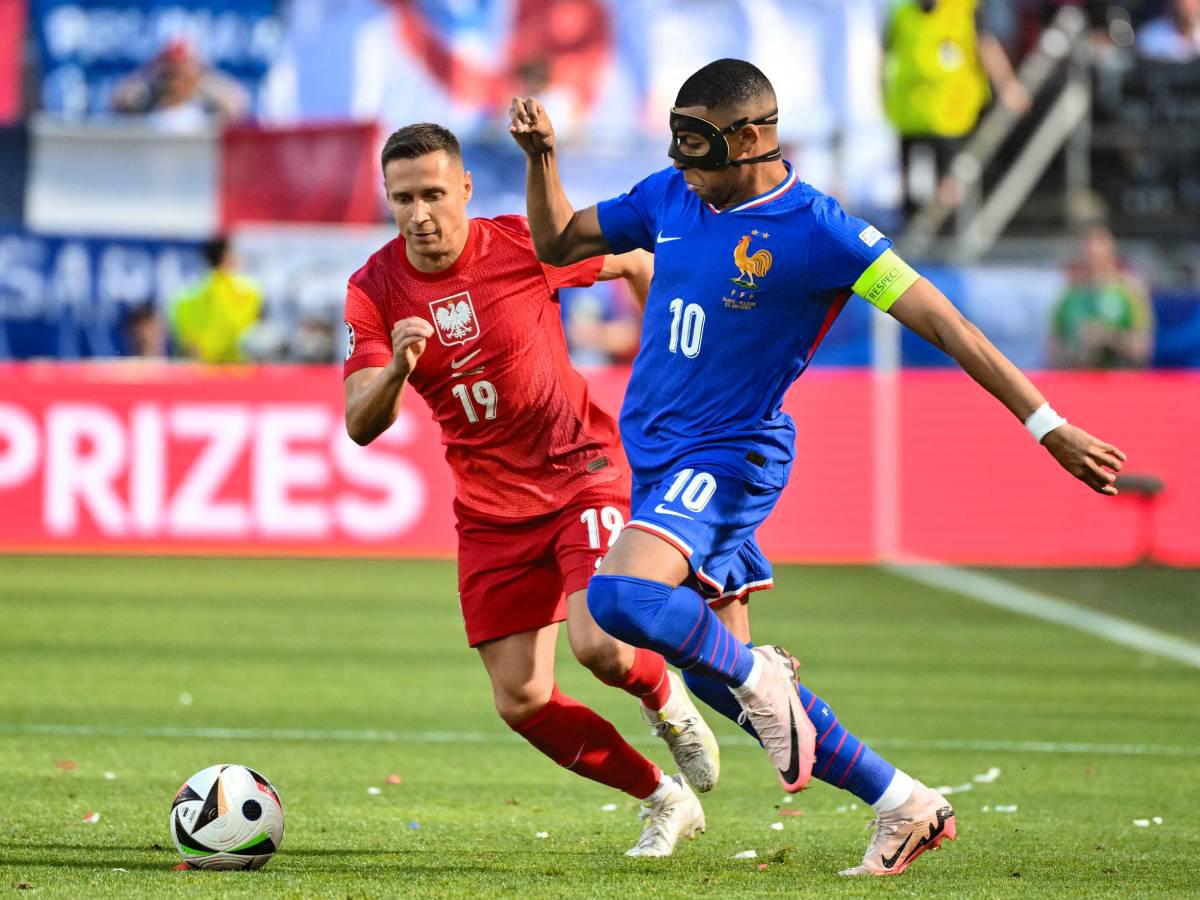 Mbappé se estrena con gol en la Euro 2024, Francia avanza y Austria es líder