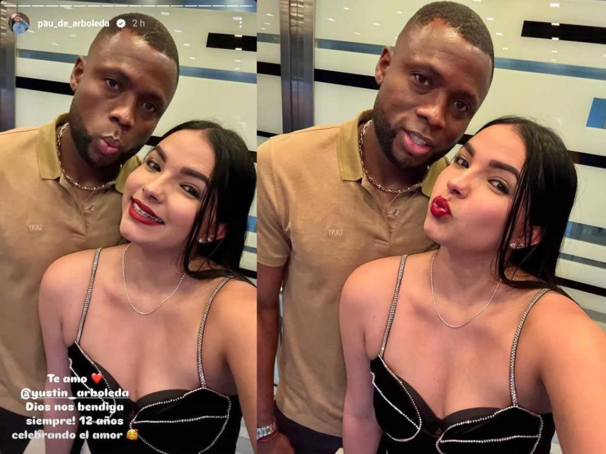 Futbolistas de la Liga Nacional festejan el Día de San Valentín en pareja