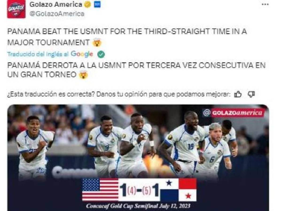 ¿Nueva paternidad? Se rinden ante Panamá y esto dicen tras batacazo a USA