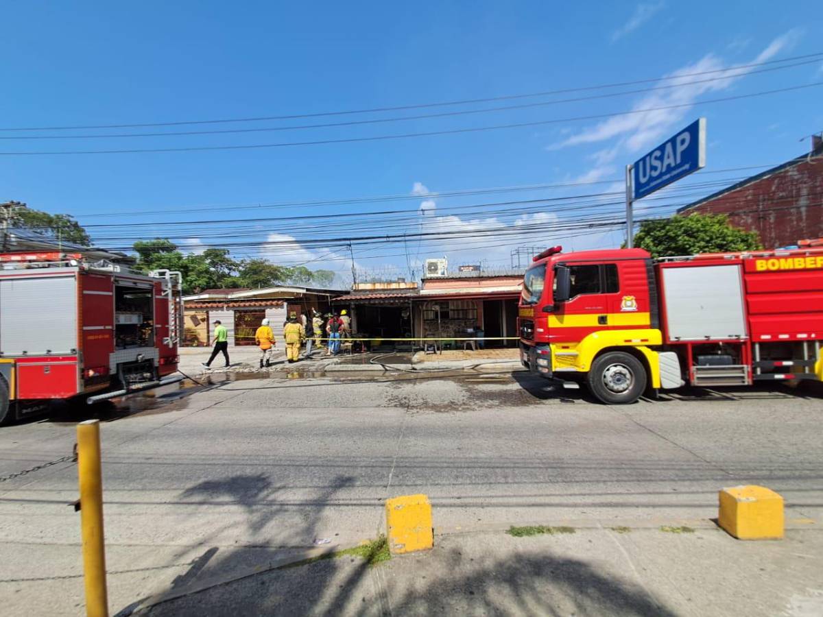 Fotos inéditas del incendio en La Exquisita: conmoción en estudiantes de la Usap