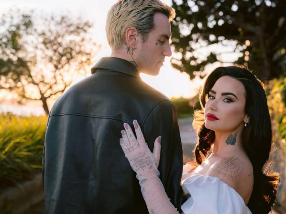 Así fue la romántica boda de Demi Lovato y Jordan Lutes