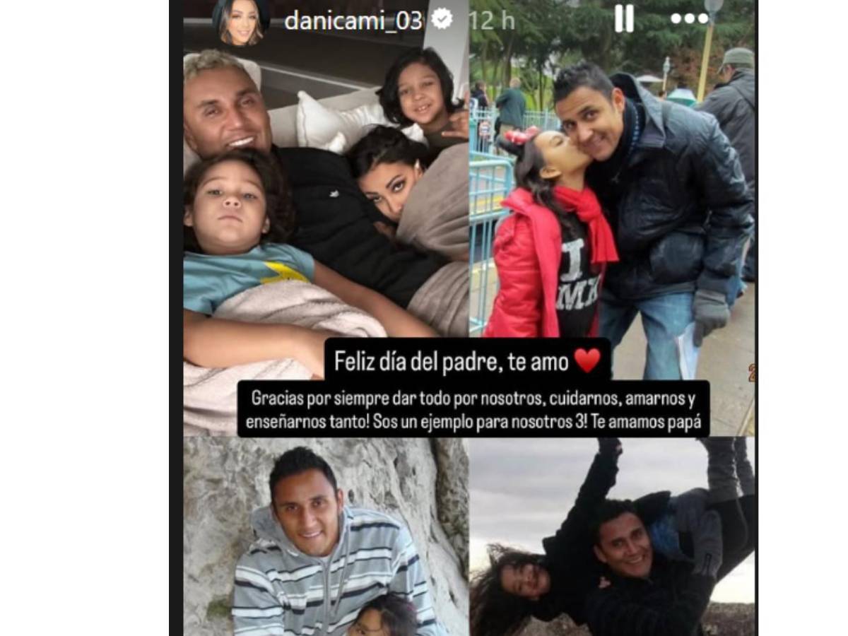 Keylor Navas recibe mensaje de su polémica hijastra: ¿Por qué la atacan en redes?