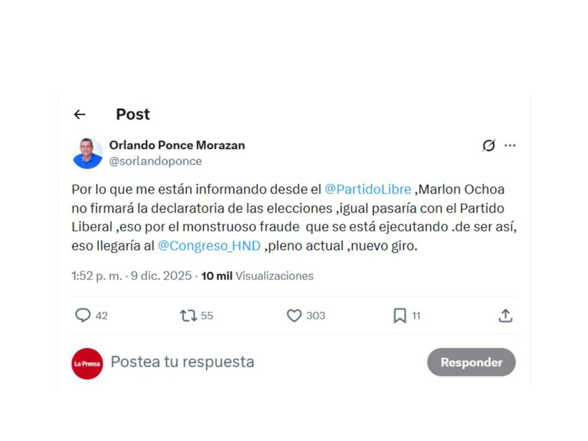 Orlando Ponce, indignado y causa revuelo: Aquí nunca se respeta