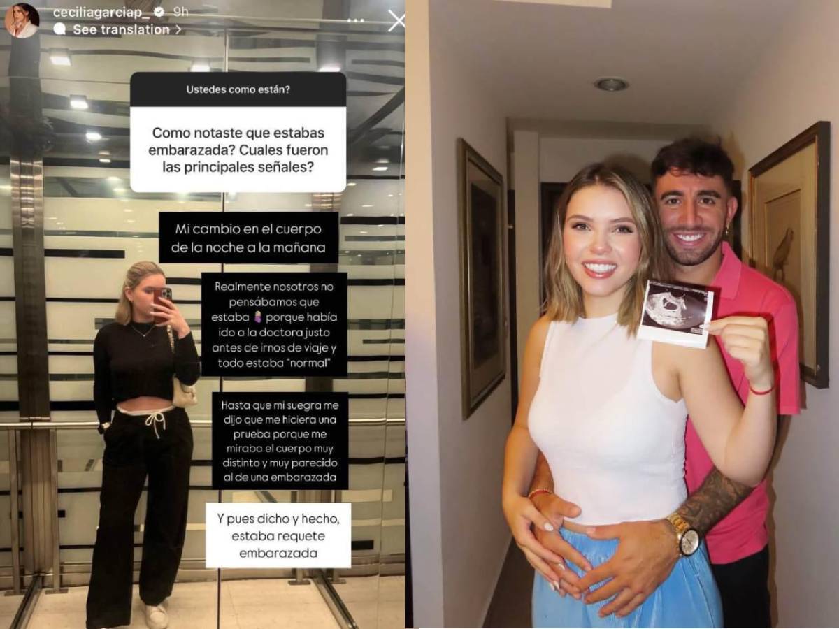 Cecilia García hace confesión sobre su embarazo con Agustín Auzmendi