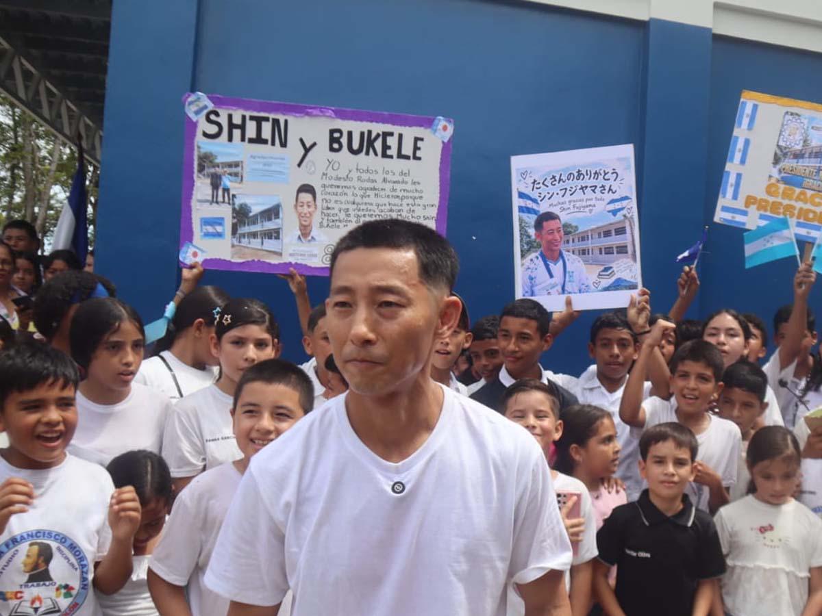 Shin Fujiyama inaugura edificio educativo en Ilanga, Colón, con apoyo de Nayib Bukele