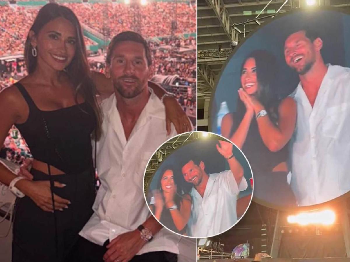 Messi y Antonela en concierto de Coldplay: Así fueron sorprendidos por la 'kiss cam'