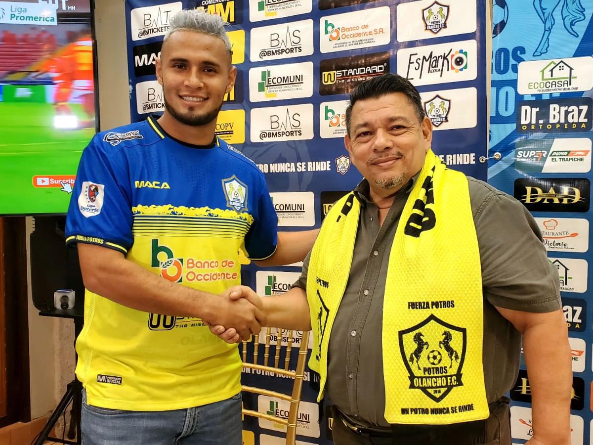 Alex López es presentado por Olancho FC y revela por qué fichó con los Potros