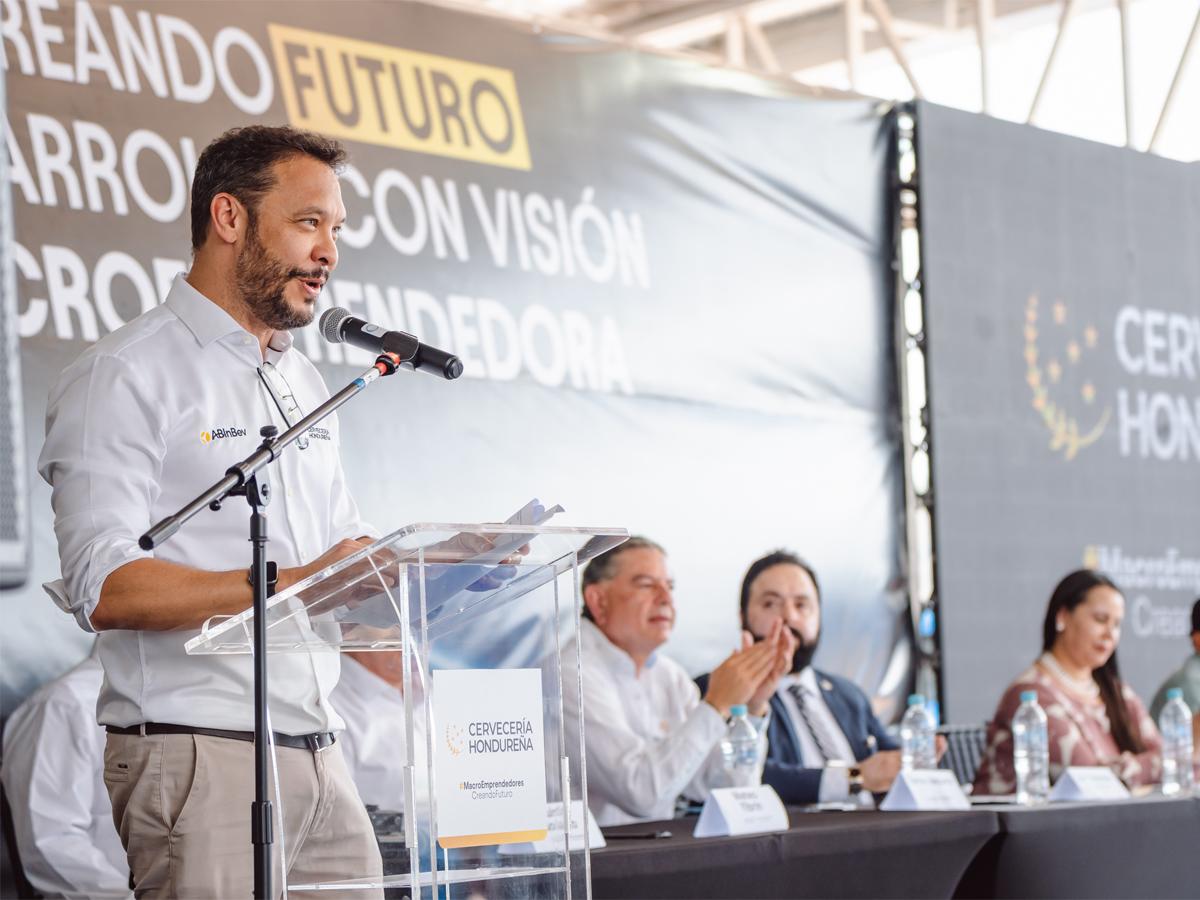 Presidente de Cervecería Hondureña, Hugo Dias.