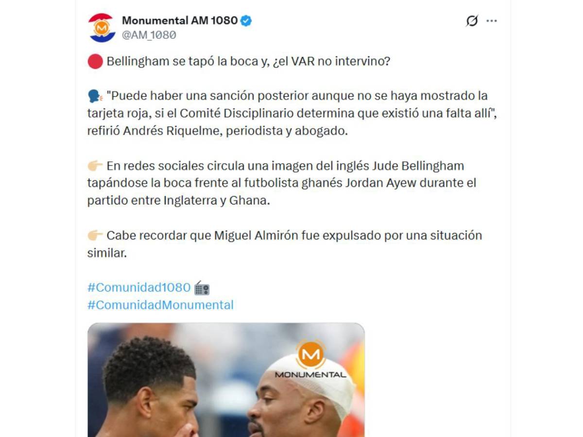 Said Martínez desata debate mundial tras polémica decisión con Jude Bellingham