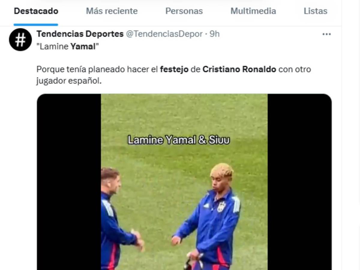 Lamine Yamal no supo perder, tuvo un gesto feo con Cristiano Ronaldo: El luso respondió