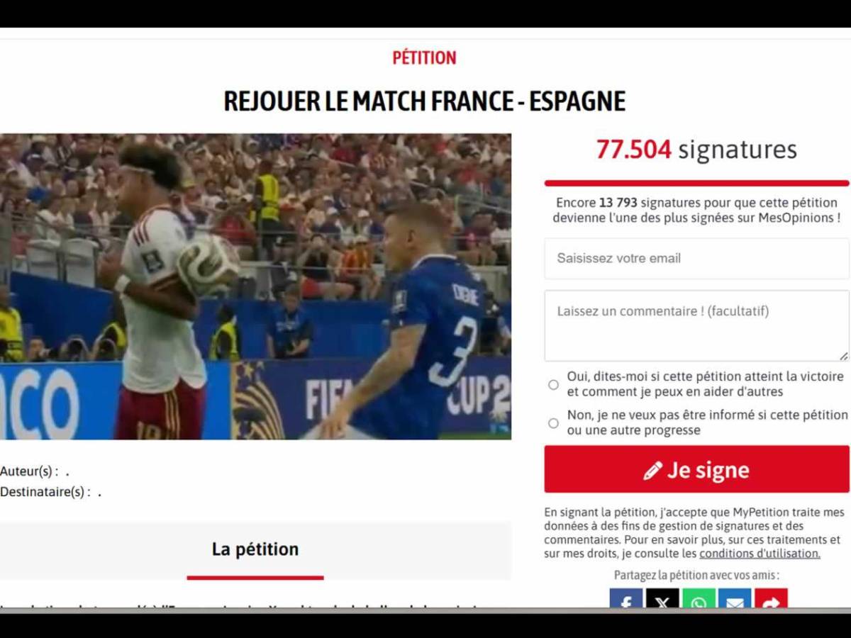 Polémica: Piden repetir la semifinal Francia vs España por culpa de Lamine Yamal