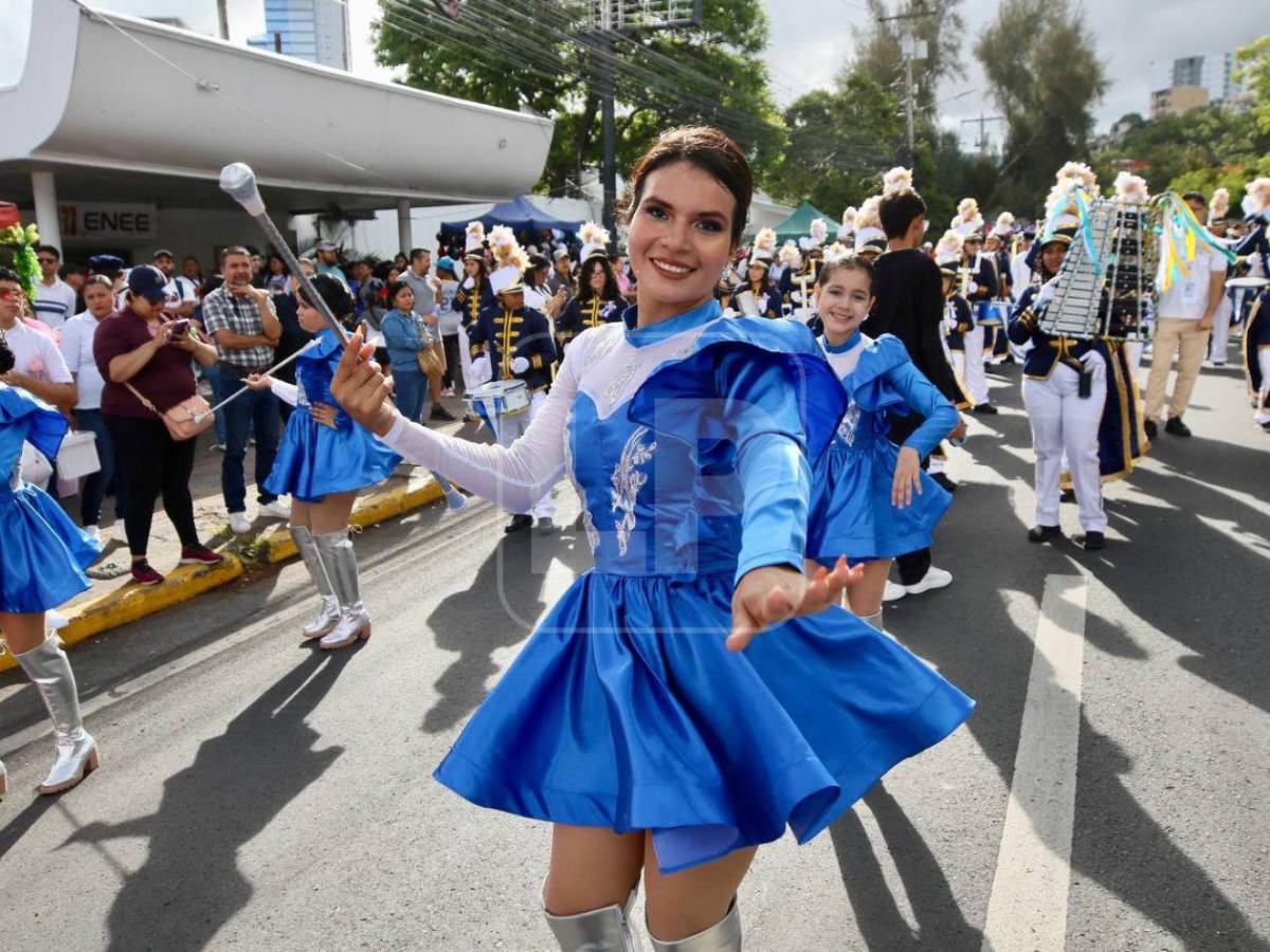 Bellas palillonas, protagonistas de los desfiles en Honduras