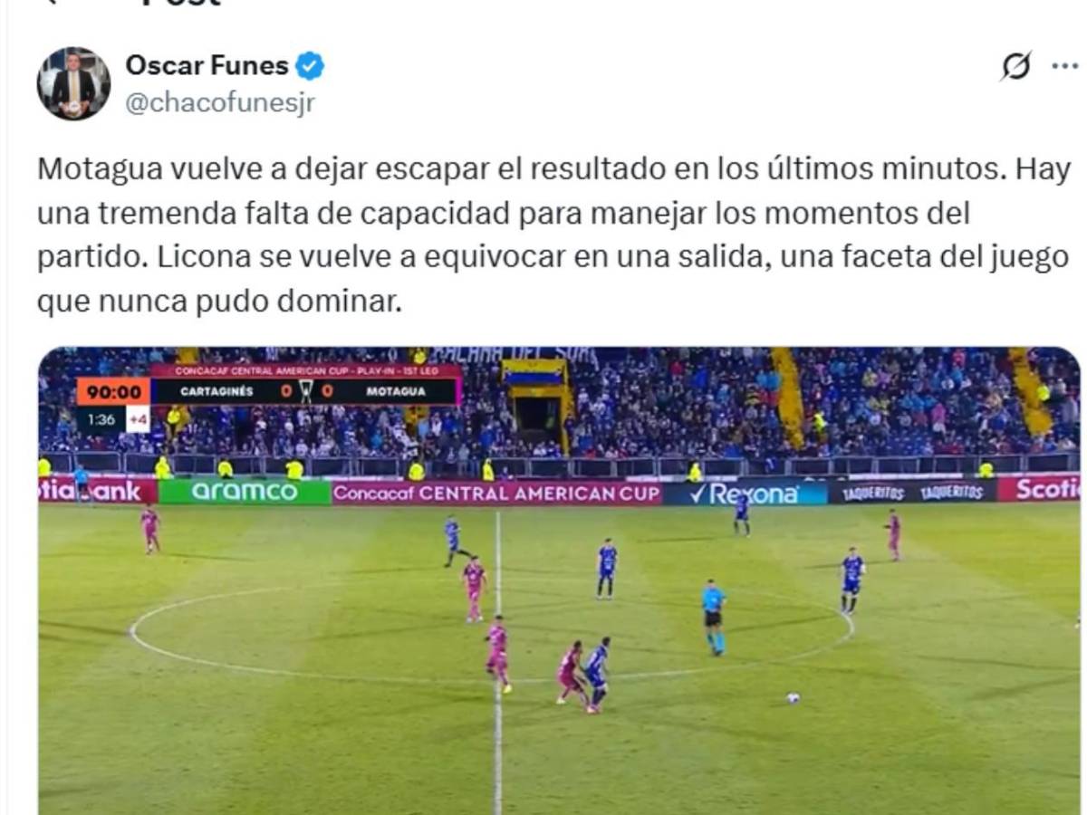 ¿Robo? Enfado e indignación por culpa del Motagua; señalan a dos culpables