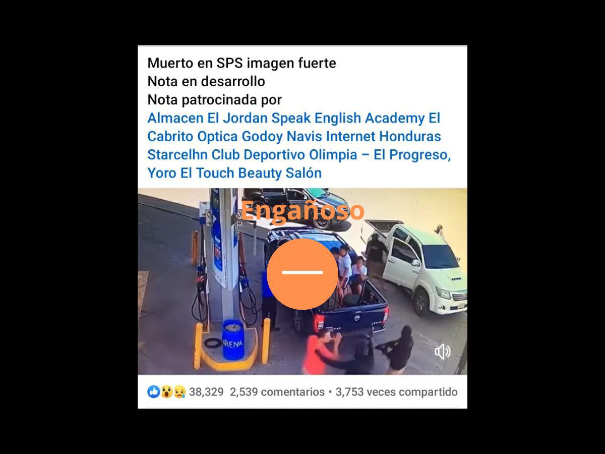 <p>Captura de pantalla a una publicación de Facebook realizada el 9 de mayo de 2024.</p>