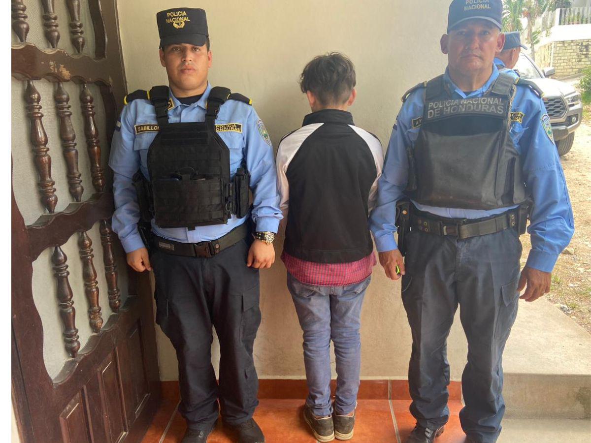 Capturan a menor sospechoso de asesinato en Copán