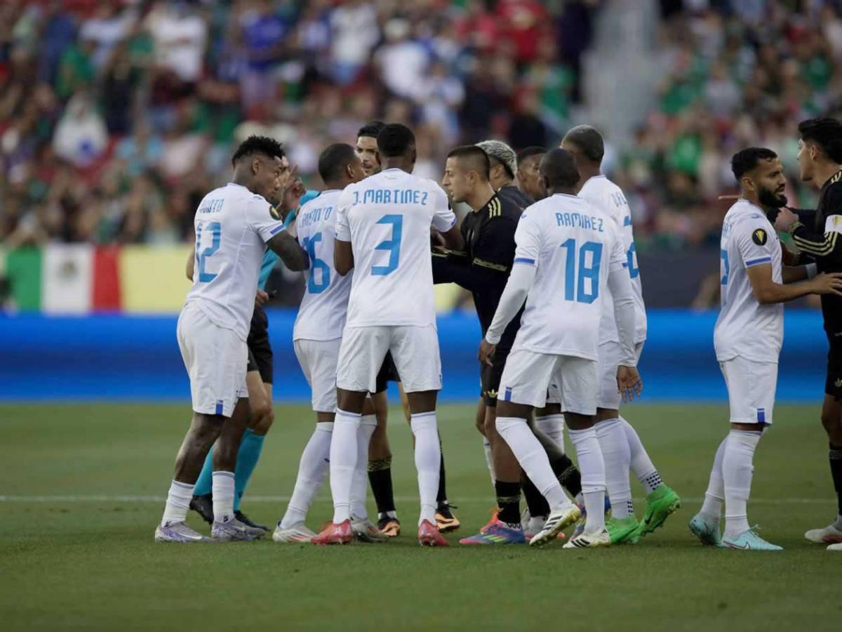 México vs Honduras: así fue el zafarrancho en Copa Oro y el motivo que empezó la pelea