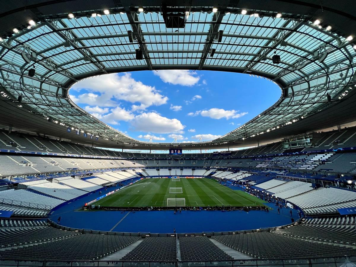 El Stade de France que albergará la final de la Champions League 2021-2022.