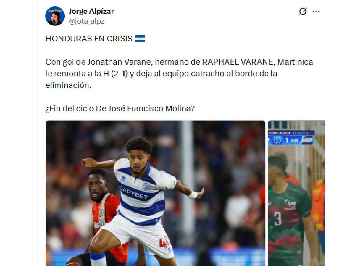 Indignación y asombro por ridículo de Honduras: Señalan a dos culpables