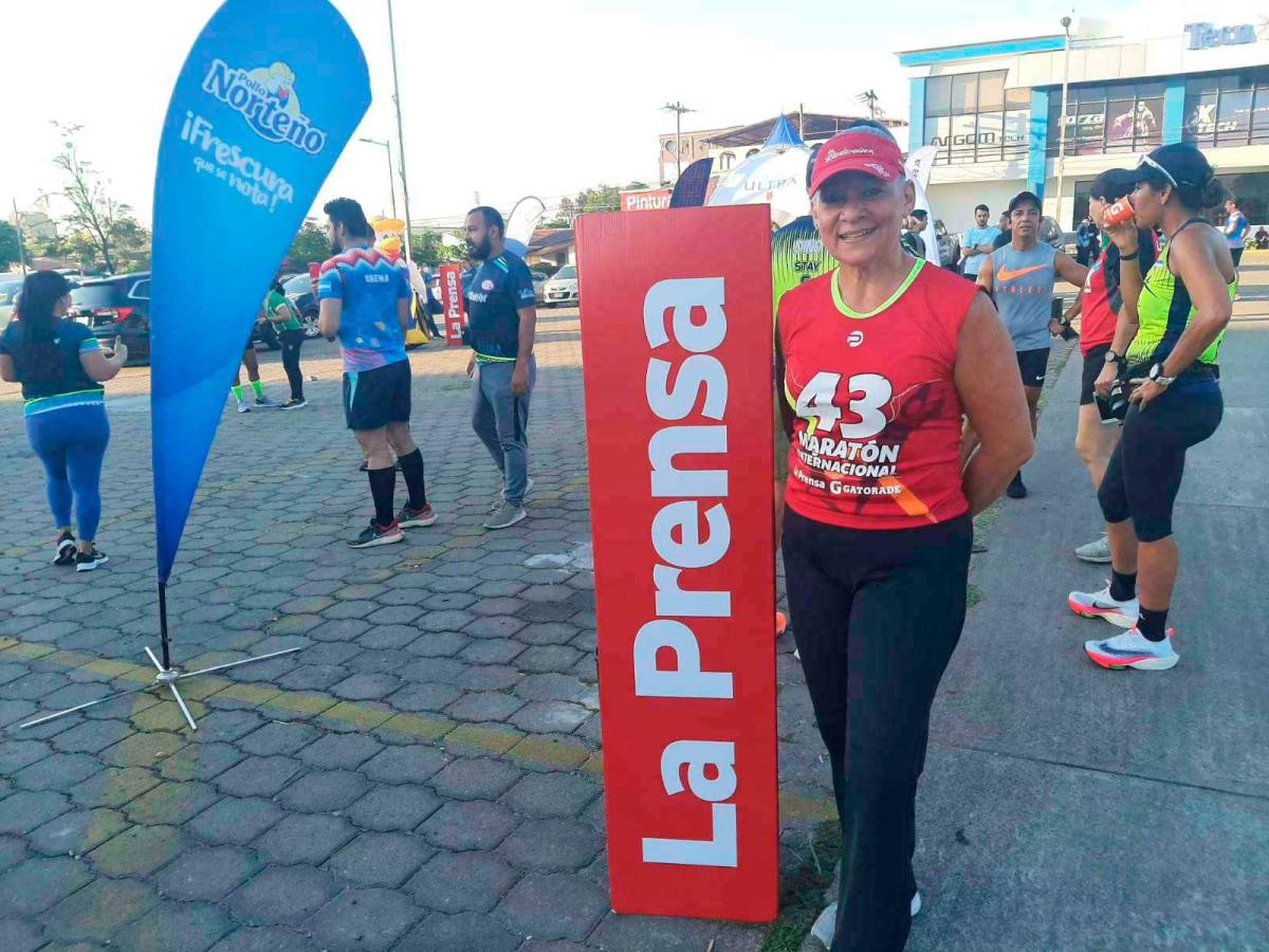 Doña Karla, lista para correr en la Maratón LA PRENSA