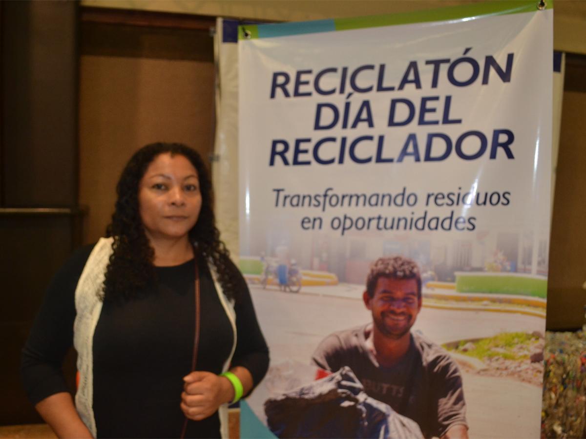 Herminia Guerrero es madre tres hijos, que sostiene gracias a su actividad como recolectora.