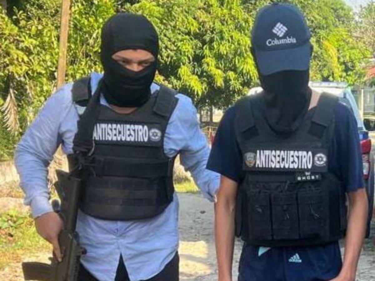 Rescatan a estudiante y caen los dos presuntos secuestradores que exigían L10 millones