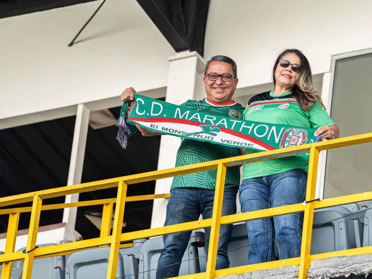 Ambientazo en la final: así se vivió la previa del Marathón vs Motagua