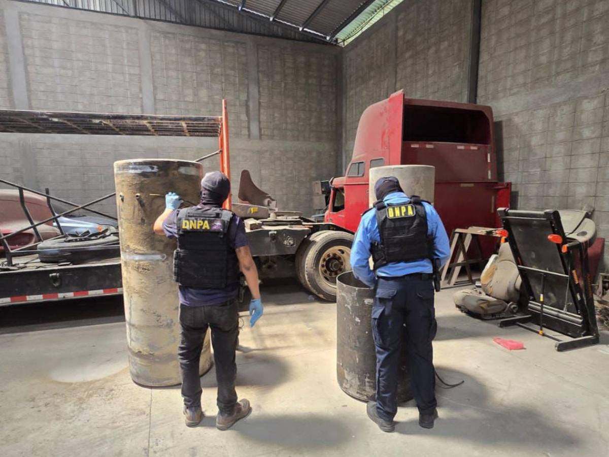 Hallan caletas de droga dentro de tanques de combustible de dos cabezales en SPS