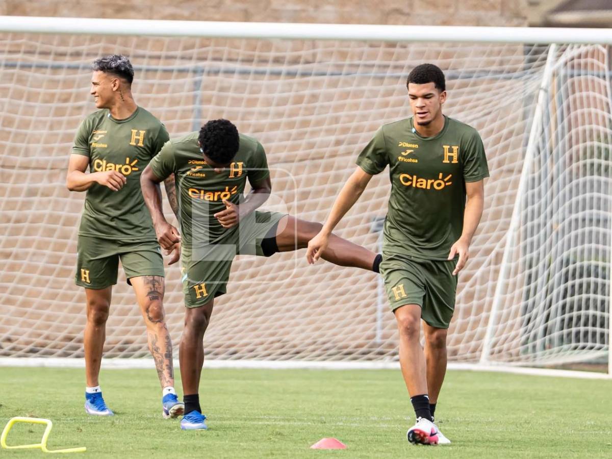 Honduras entrenó en Houston: imágenes de Keyrol, Dereck presente y las ausencias
