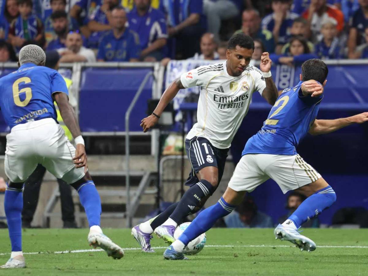 Mbappé calló a Vinicius, que hizo feo gesto al Oviedo y figura del Real Madrid enojado con Xabi