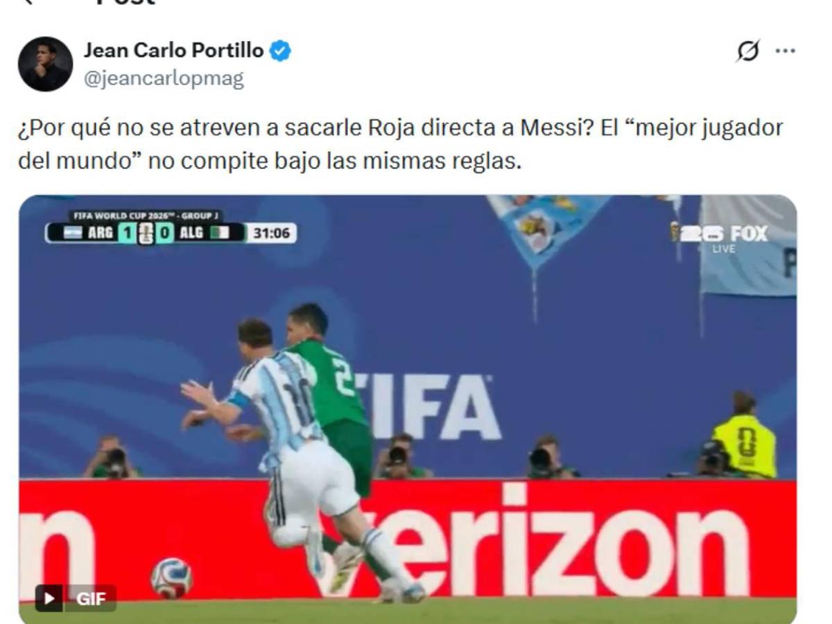 Indignación tras descubrir ayuda a Messi: Es una vergüenza, siempre lo protegen