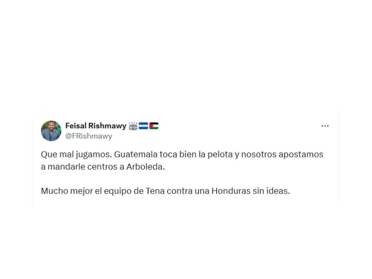 Lo que dice la prensa deportiva tras derrota de Honduras vs Guatemala