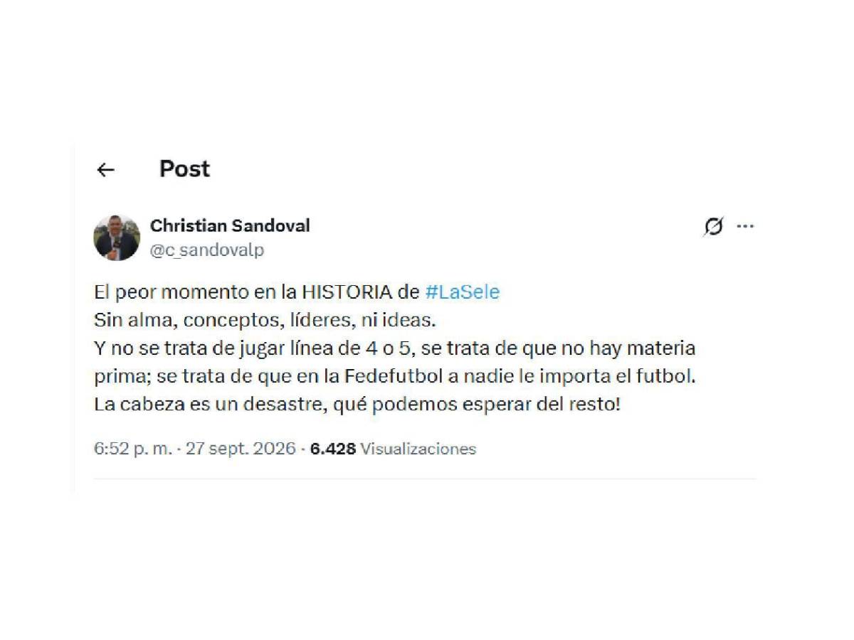 Costa Rica vuelve a quedar en ridículo y apunta al descenso: señalan a Honduras