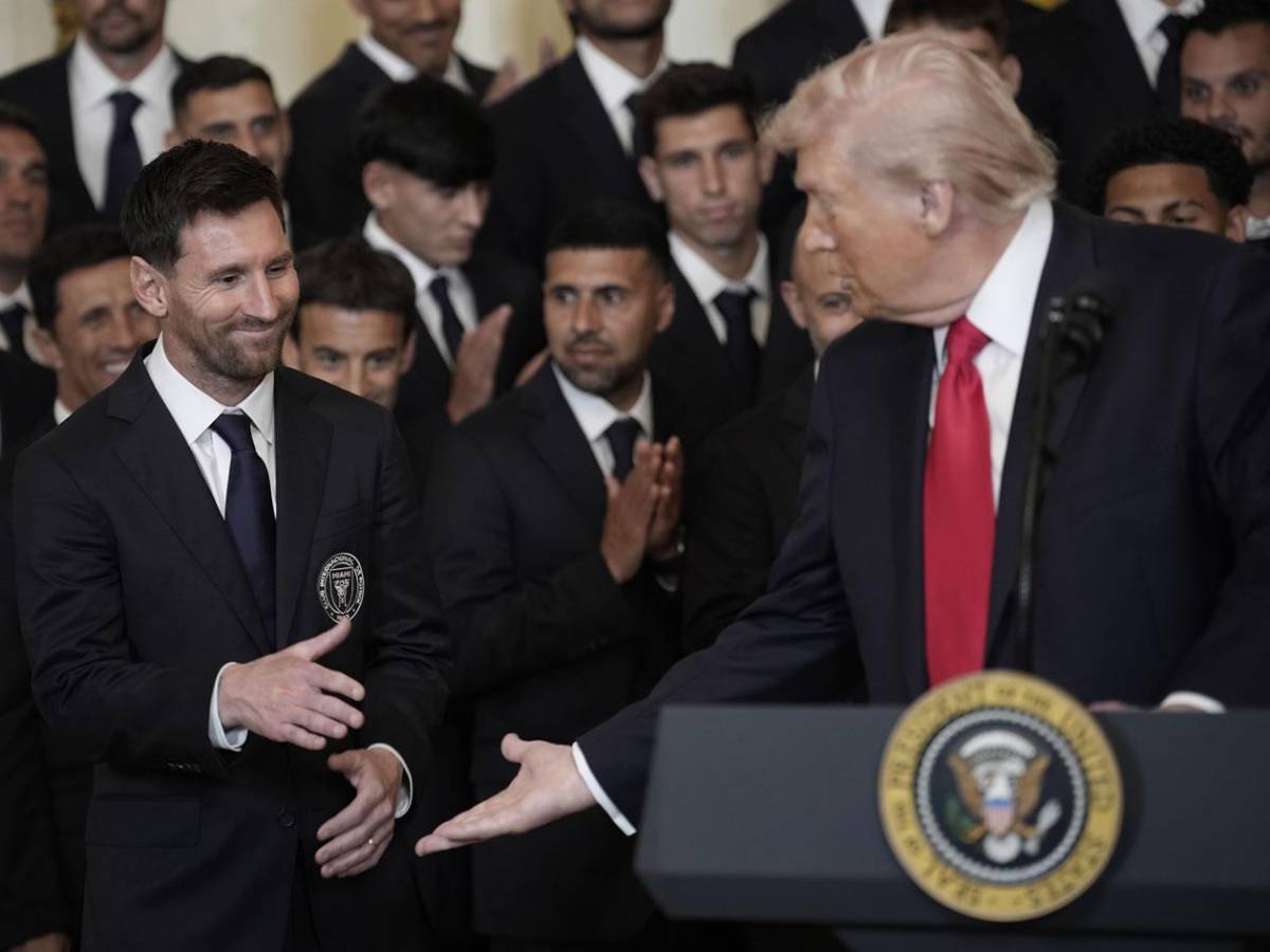 Messi visita a Trump y su reacción cuando mencionó a Cristiano: hondureño en la Casa Blanca