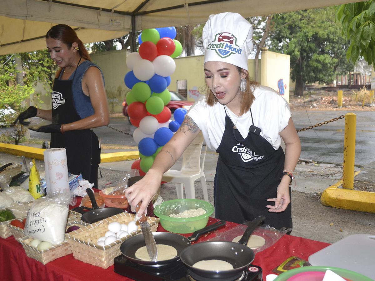 Jennifer Aplicano “La Garzona” y Fredy “La Bicha Catracha” se midieron en un challege de cocina.