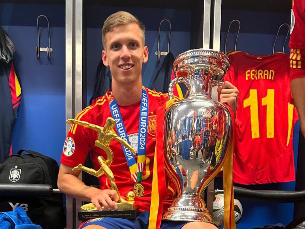 Dani Olmo destacó con la selección de España en la reciente Eurocopa 2024.