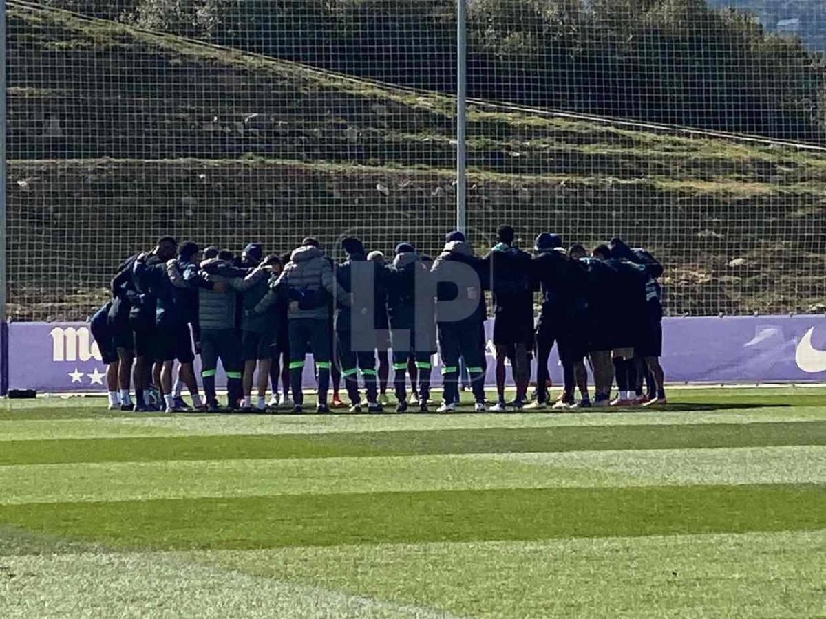 Último entreno de Honduras en sede del Atlético y nuevo look de Palma vs Perú