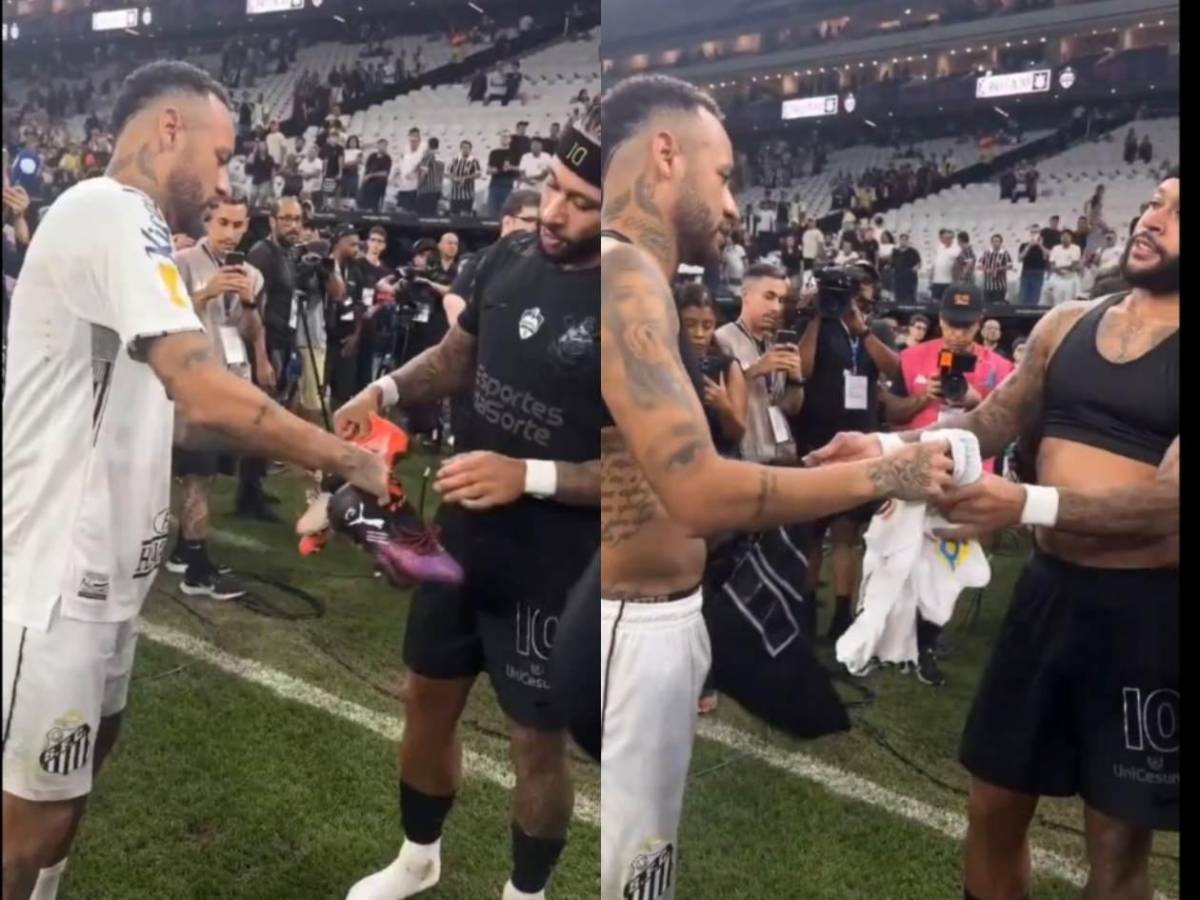 Neymar sufrió su primera derrota, su dura crítica en Brasil y gesto con Depay