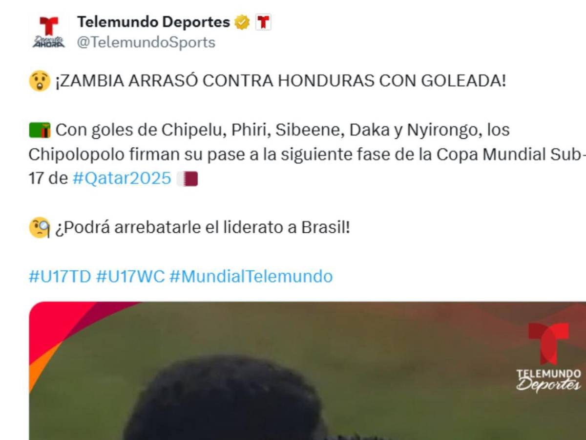 FIFA deja mensaje e indignación en Honduras por el Mundial Sub-17: Solo salvan a uno