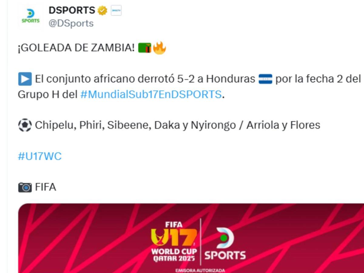 FIFA deja mensaje e indignación en Honduras por el Mundial Sub-17: Solo salvan a uno