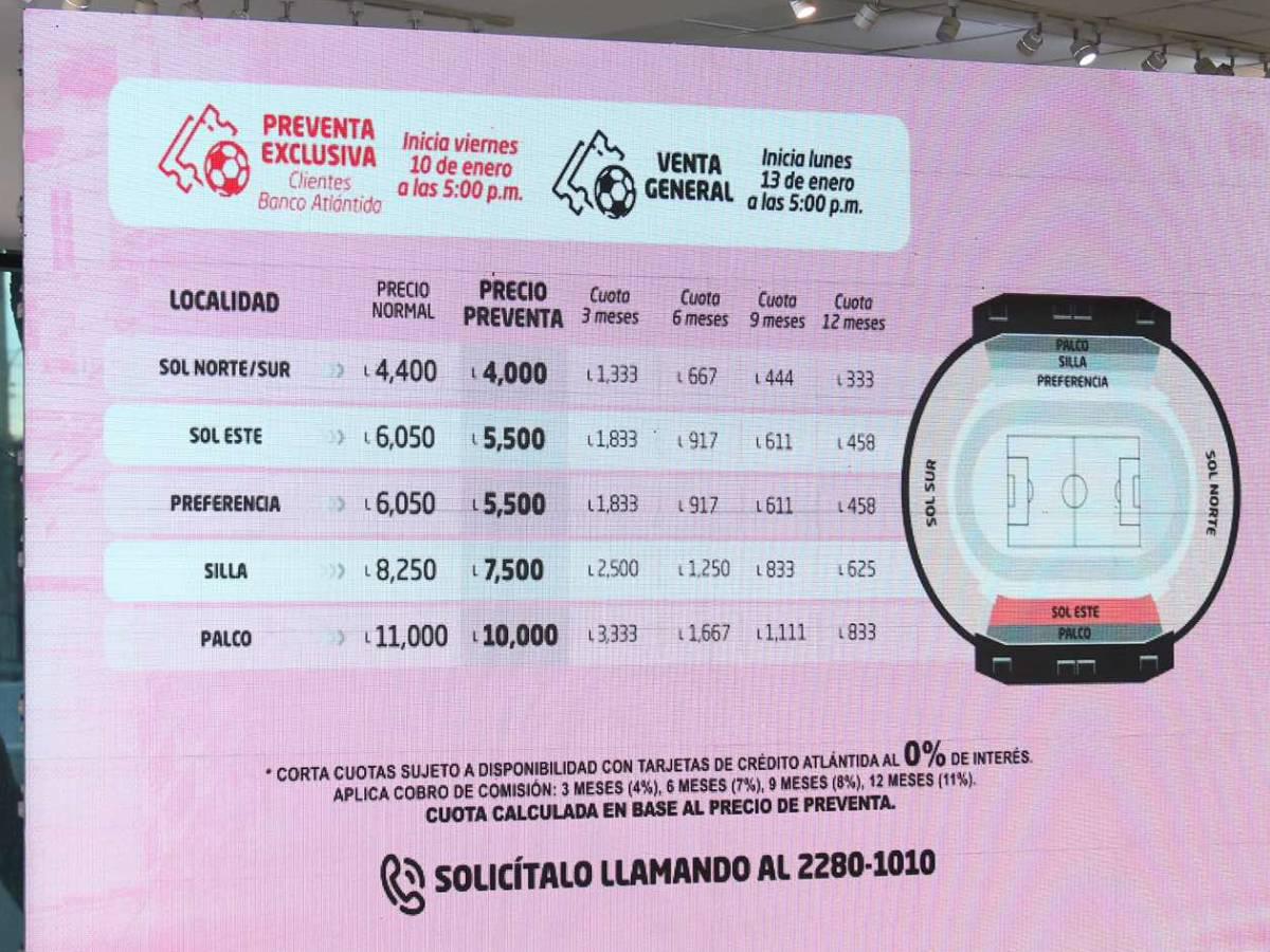 Olimpia - Inter Miami de Messi: Inicia venta de boletos y así puedes comprarlo