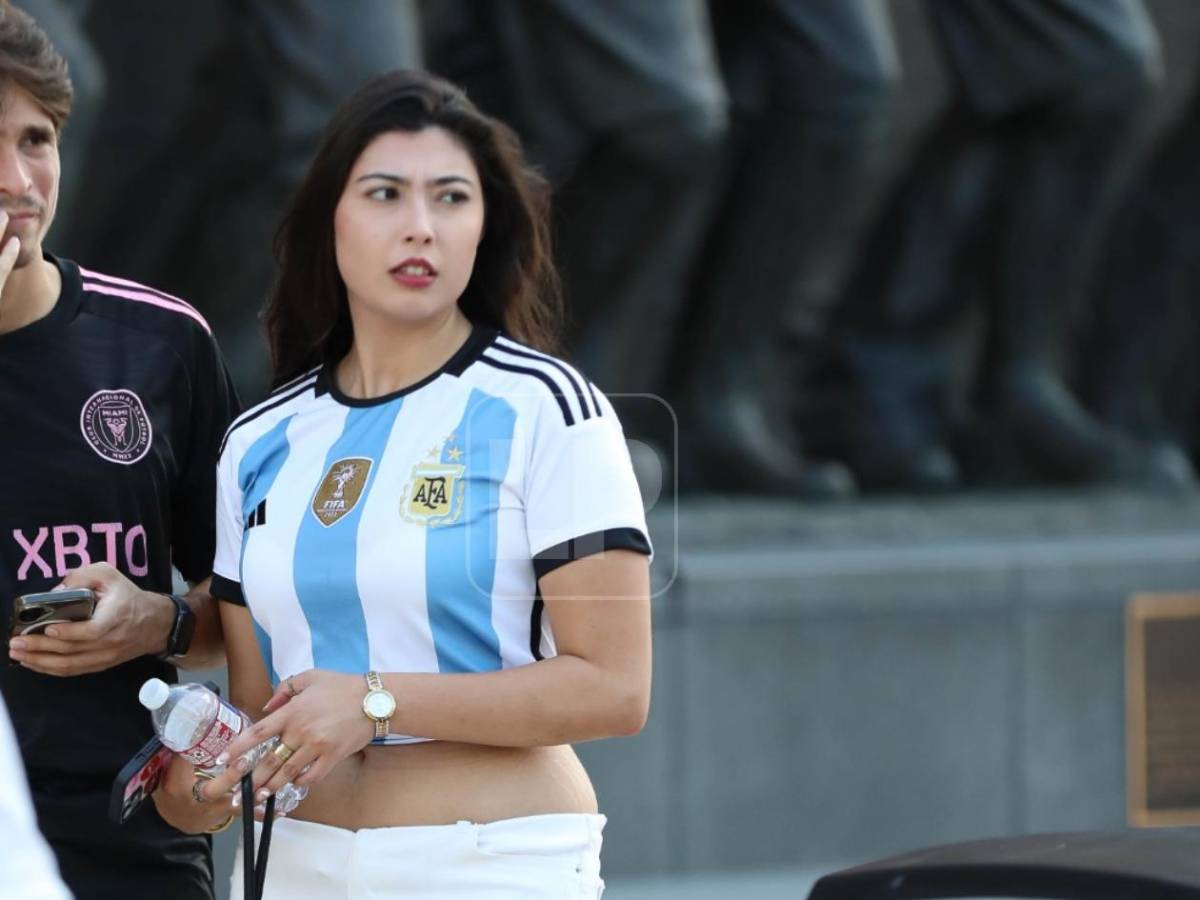 Las bellezas del Argentina vs Honduras: chicas roban miradas en Estados Unidos