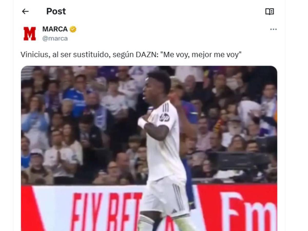 Vinicius da el bombazo en Real Madrid: Yo me voy del equipo