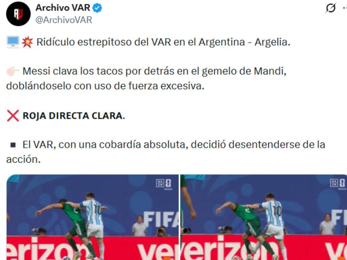 Indignación tras descubrir ayuda a Messi: Es una vergüenza, siempre lo protegen